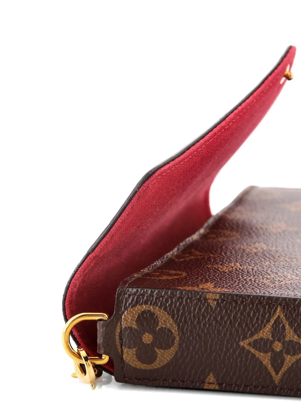 Louis Vuitton Pochette Felicie Monogram Fuchsia Lining