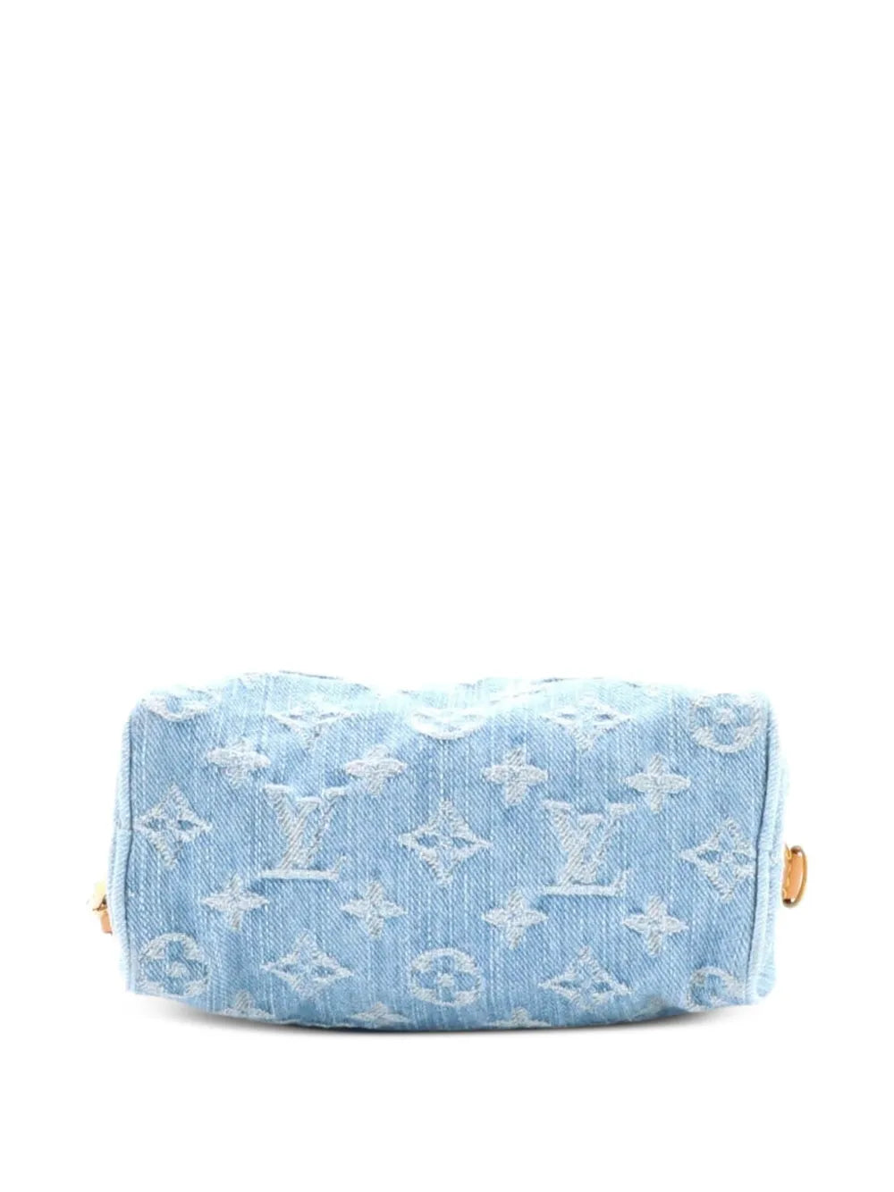 Louis Vuitton Pre-Owned Speedy Bandouliere NM Bag Monogram Denim Sky Nano satchel