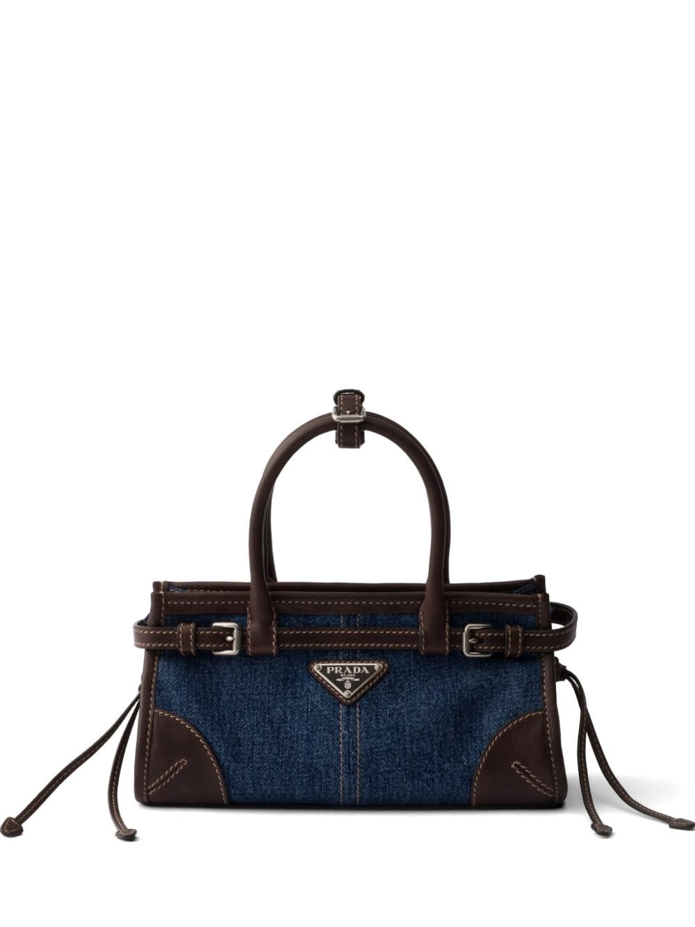 BlackPradaBonnieMediumLeatherHandbag