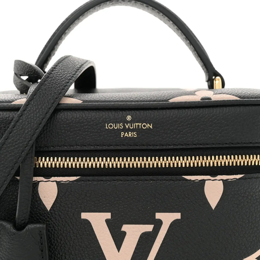 Louis Vuitton Empreinte Monogram Giant Vanity PM Black Beige Sold