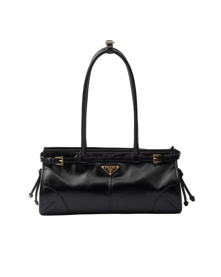 BlackPradaBonnieMediumLeatherHandbag