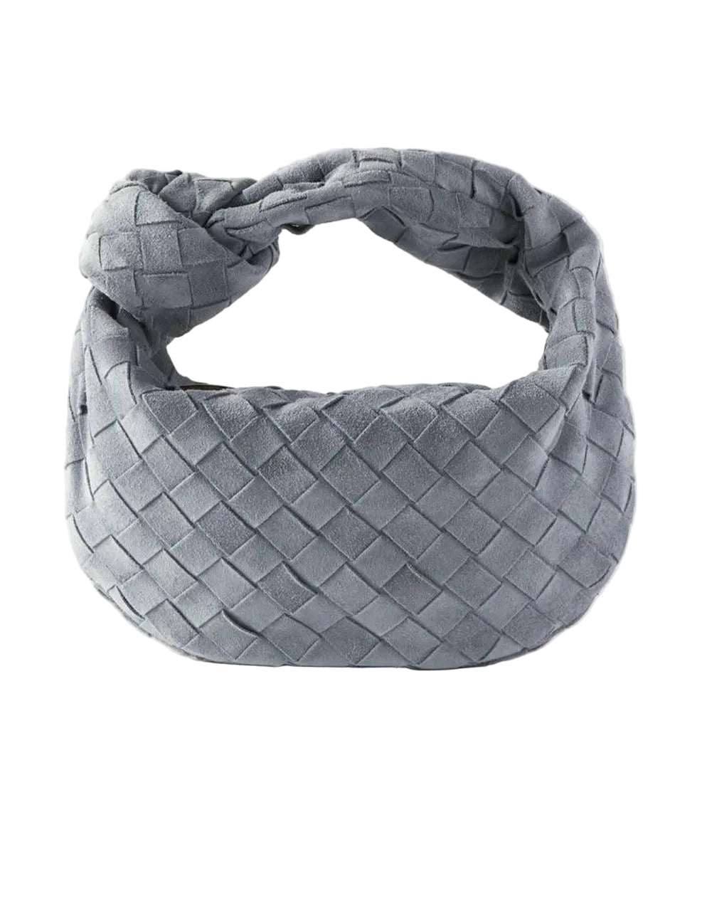Bottega Veneta Mini Jodie bag crafted from black Intrecciato leather