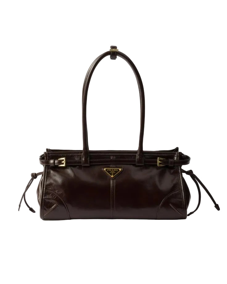 BlackPradaBonnieMediumLeatherHandbag