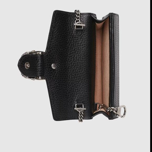 Gucci Dionysus Super Mini Bag – GG Supreme Canvas with Silver-Tone Hardware
