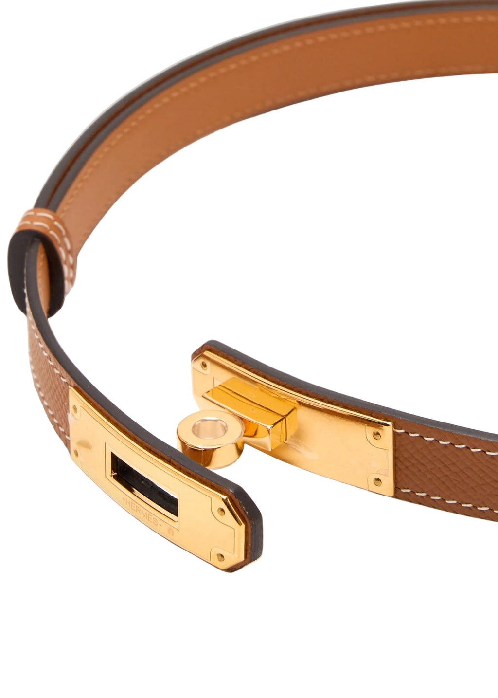 Hermès Kelly 18 Belt in Epsom Leather – Étoupe with Brushed Gold Hardware
