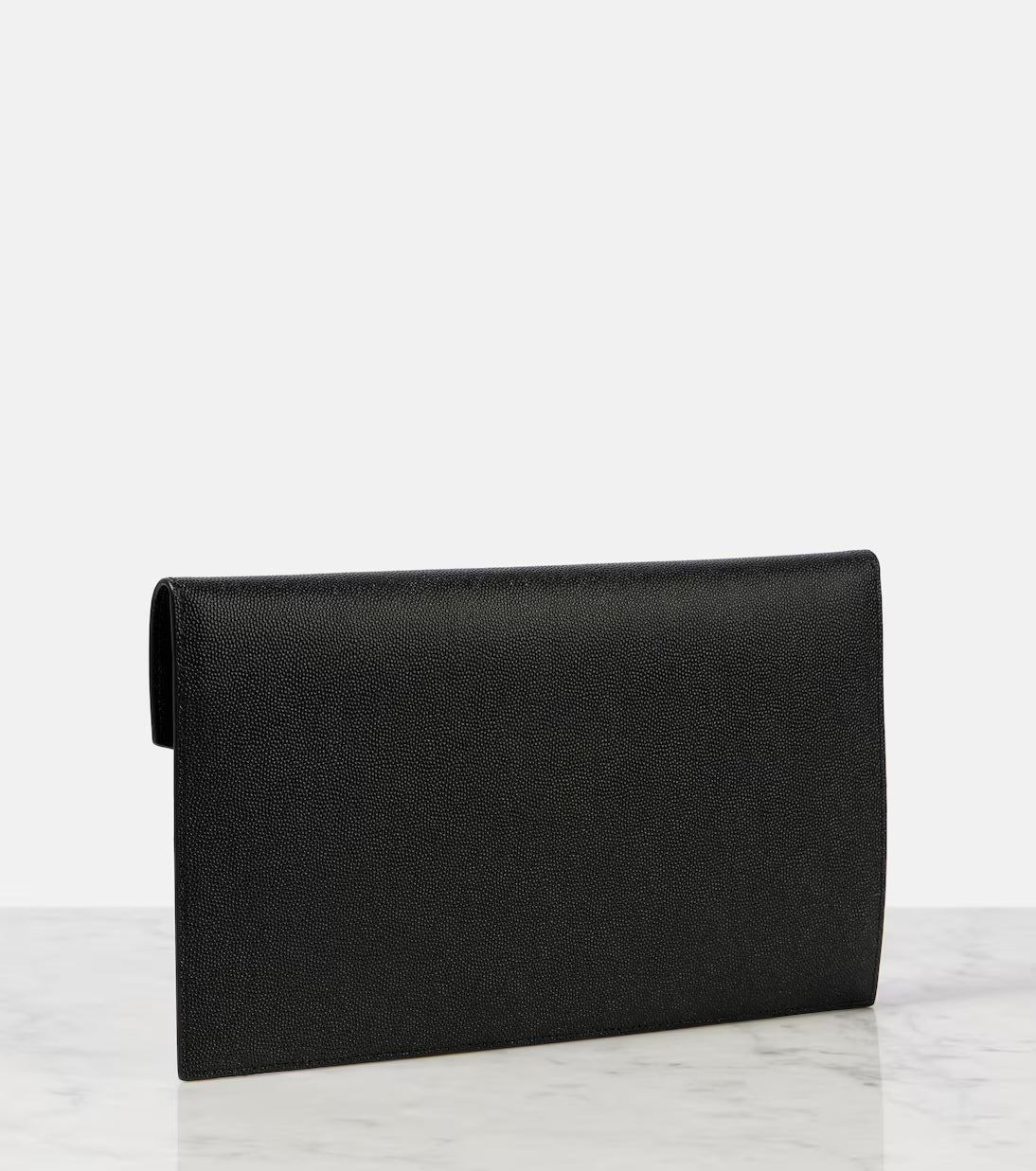 Saint Laurent Grain De Poudre Uptown Pouch Black