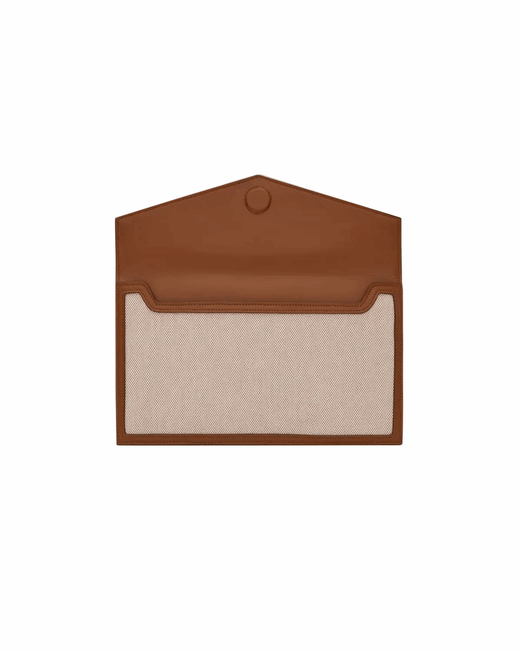 Saint Laurent Cloth clutch bag  Beige, Cloth