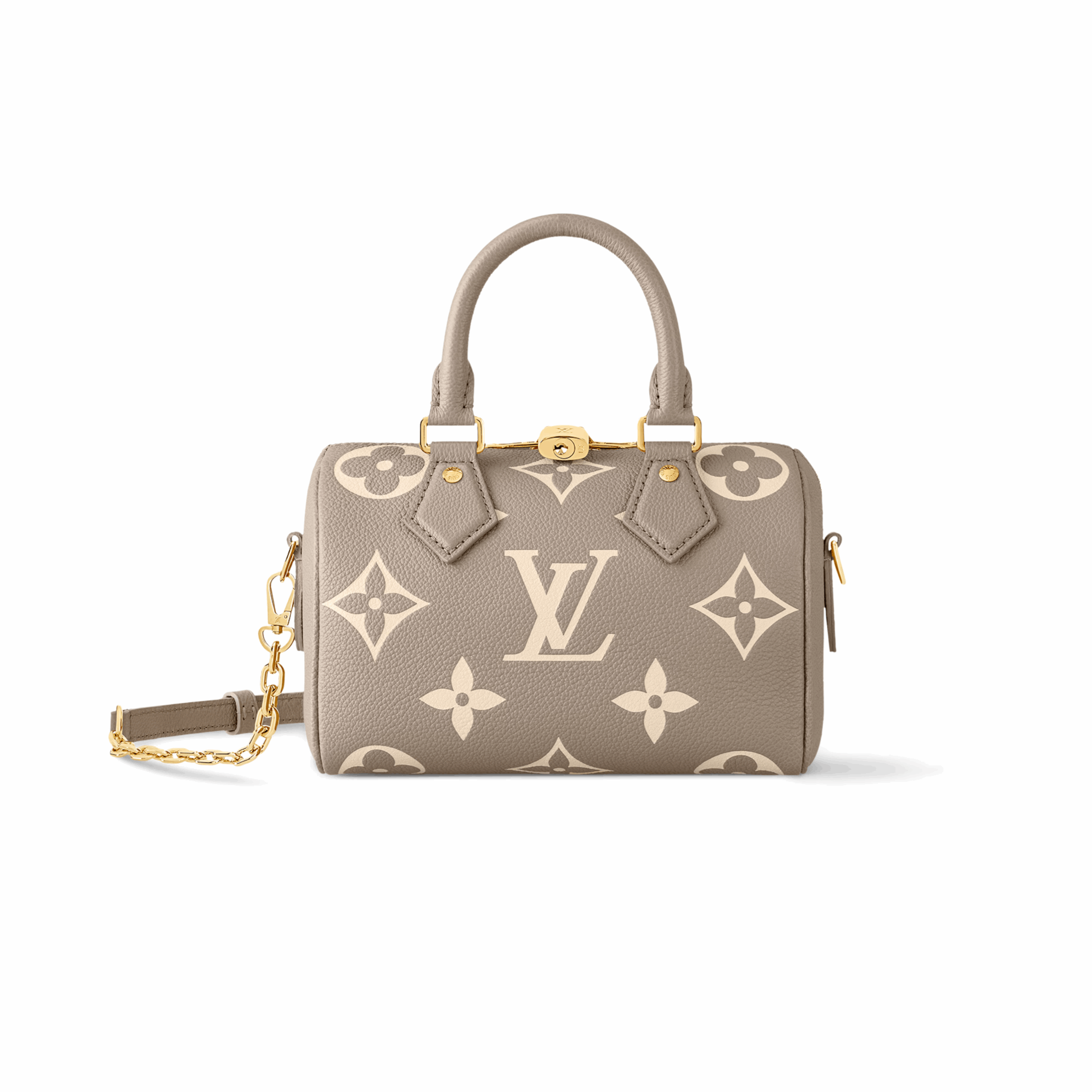 Speedy Bandoulière 20 Bicolour Monogram Empreinte Leather