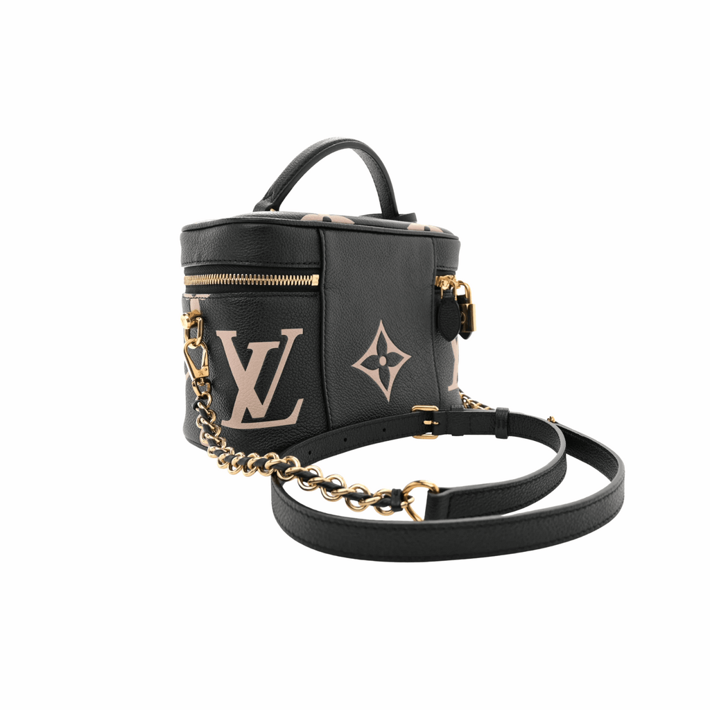 Louis Vuitton Empreinte Monogram Giant Vanity PM Black Beige Sold