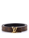 Louis Vuitton LV Iconic 20mm Reversible Belt – Monogram Canvas and Black Leather