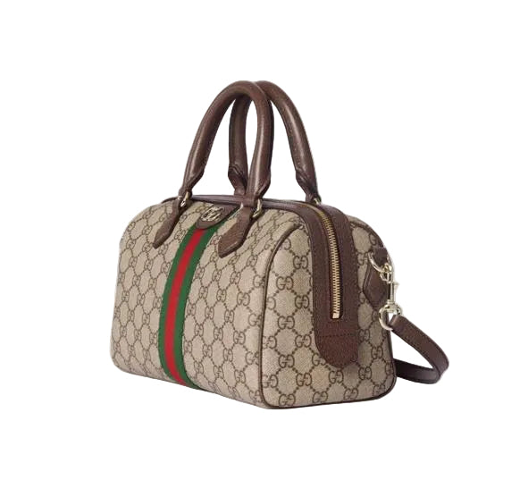 Gucci Ophidia GG Medium Shoulder Bag – GG Supreme Canvas with Web Stripe