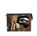 Louis Vuitton Monogram Camouflage Pouch with Eye Graphic - Limited Edition Portfolio