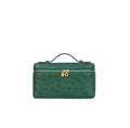 Loro Piana Extra Pocket L19 in Ostrich Leather green