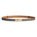 Hermès Kelly 18 Belt in Epsom Leather – Étoupe with Brushed Gold Hardware