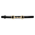 Gucci Horsebit Slim Leather Belt – Black with Gold-Tone Hardware