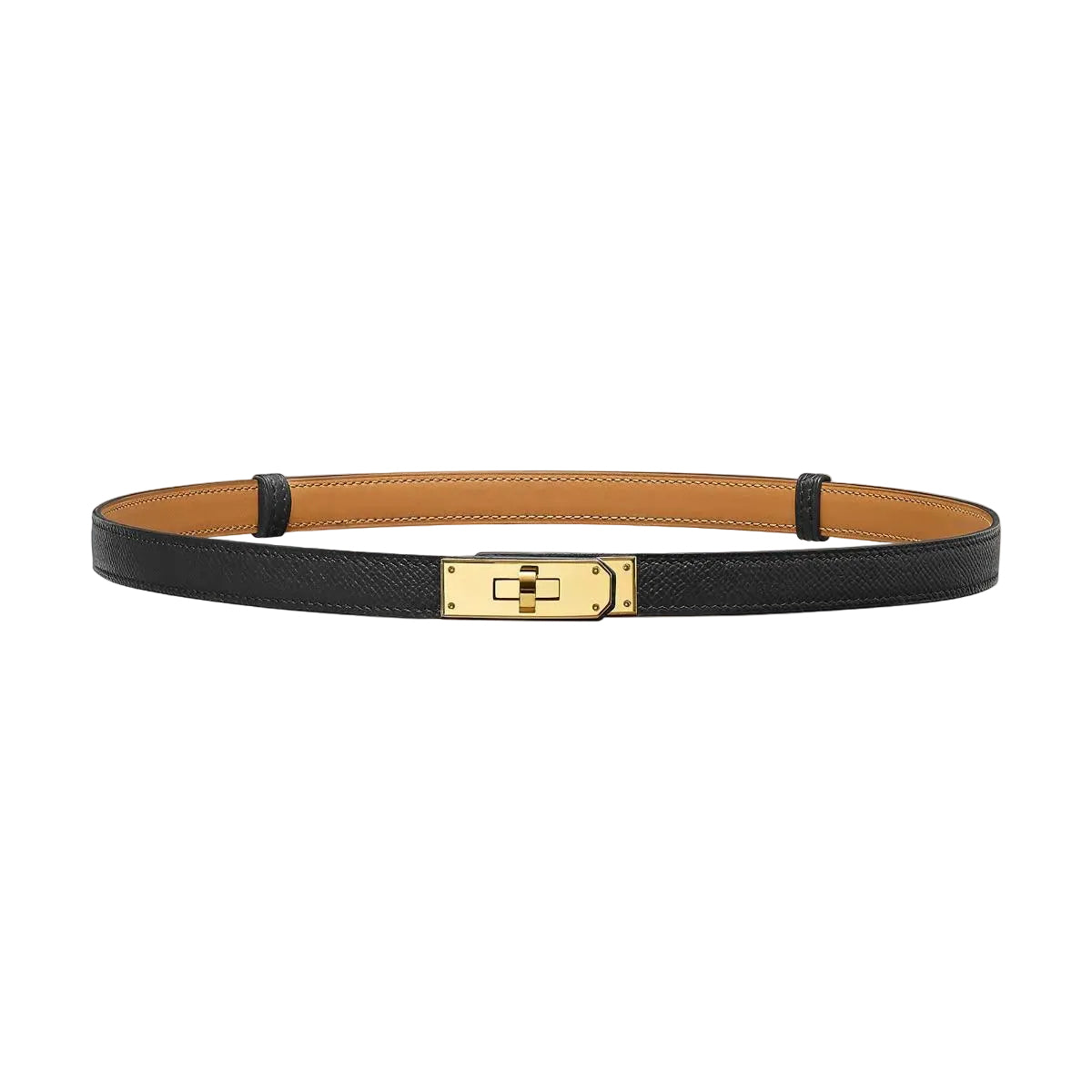 Hermès Kelly 18 Belt in Epsom Leather – Étoupe with Brushed Gold Hardware