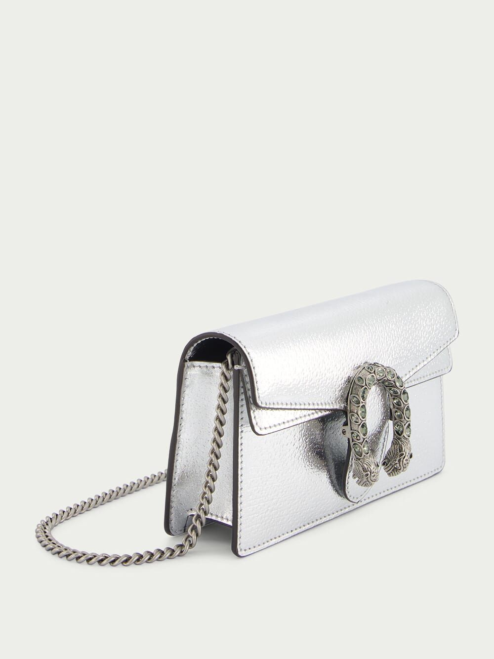 Gucci Dionysus Super Mini Bag – GG Supreme Canvas with Silver-Tone Hardware