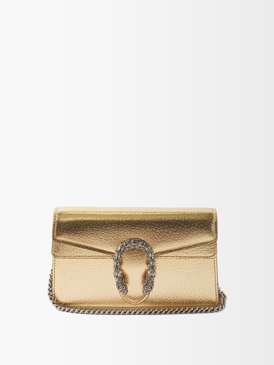 Gucci Dionysus Super Mini Bag – GG Supreme Canvas with Silver-Tone Hardware