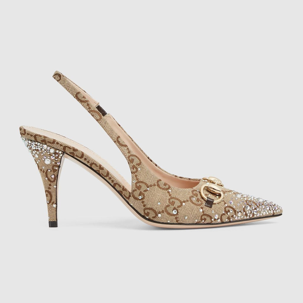 Gucci Horsebit Slingback Pumps