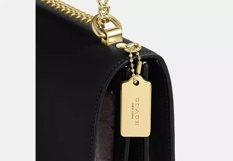 COACH Womens  Klare Crossbody Bag In Signature Canvas Handbag