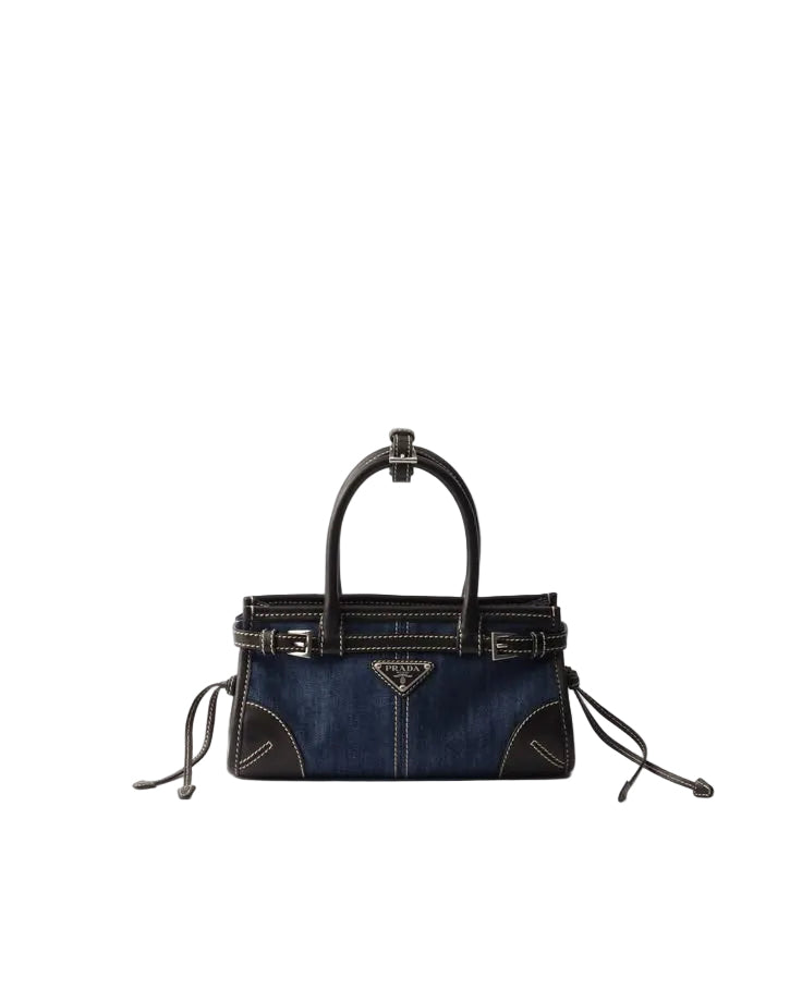 BlackPradaBonnieMediumLeatherHandbag