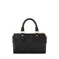 Louis Vuitton Black Monogram Empreinte Leather Speedy