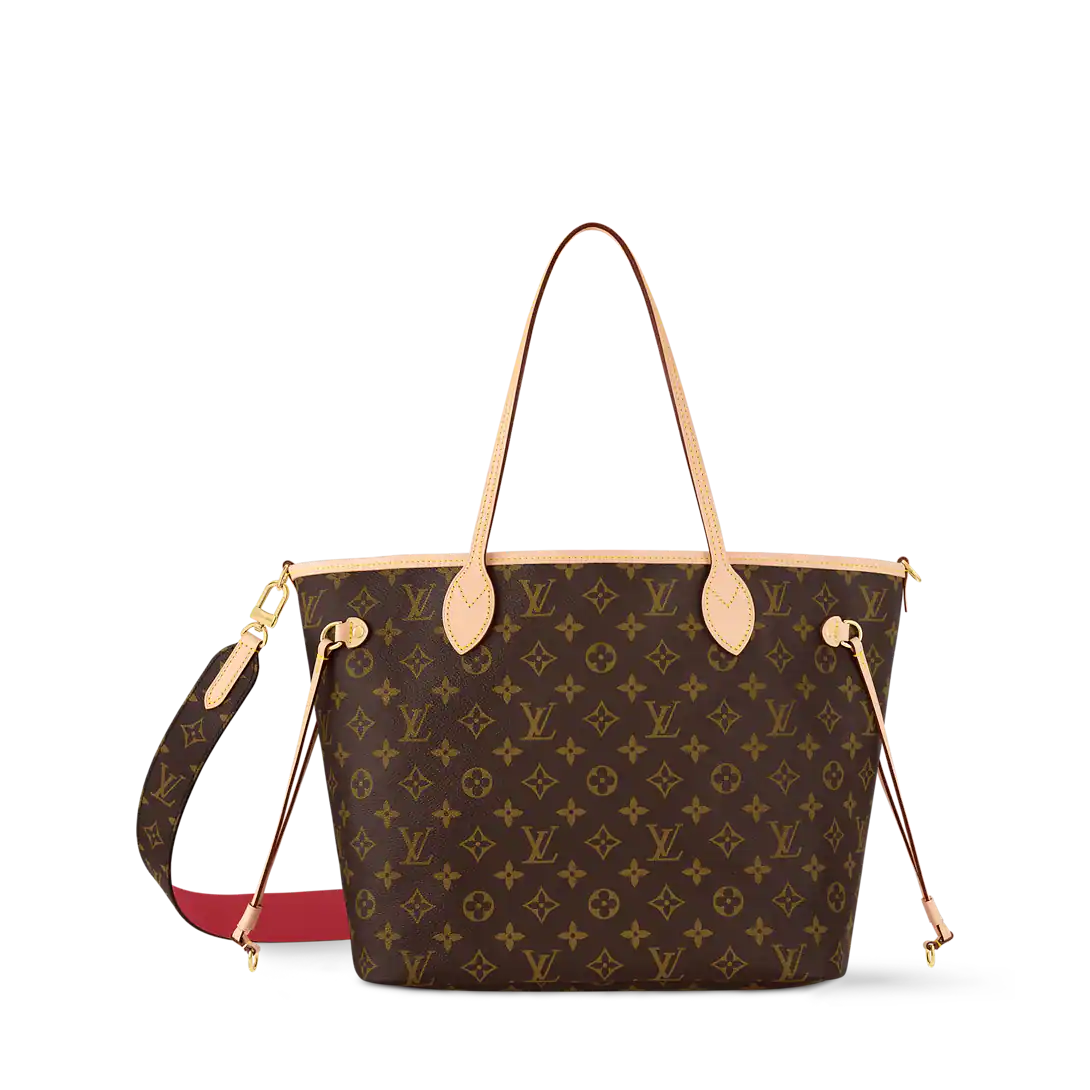 Louis Vuitton Brown Monogram Coated Canvas Neverfull GM Gold Hardware