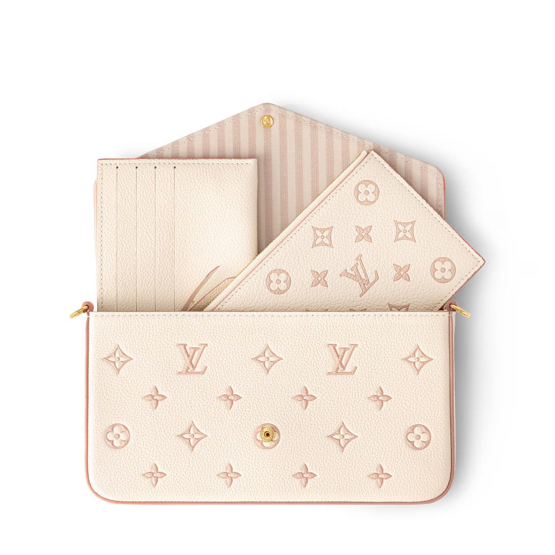 Louis Vuitton Empreinte Monogram Felicie Pochette Chain Wallet Eden