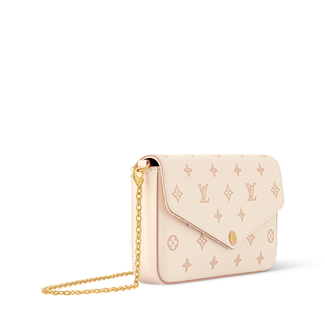 Louis Vuitton Empreinte Monogram Felicie Pochette Chain Wallet Eden