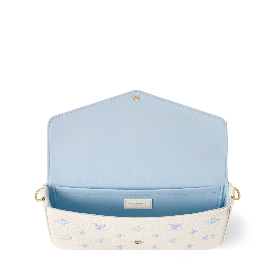 Louis Vuitton Empreinte Monogram Felicie Pochette Chain Wallet Eden