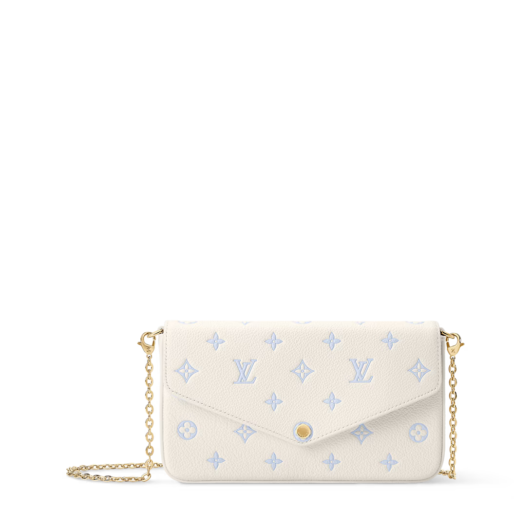 Louis Vuitton Empreinte Monogram Felicie Pochette Chain Wallet Eden