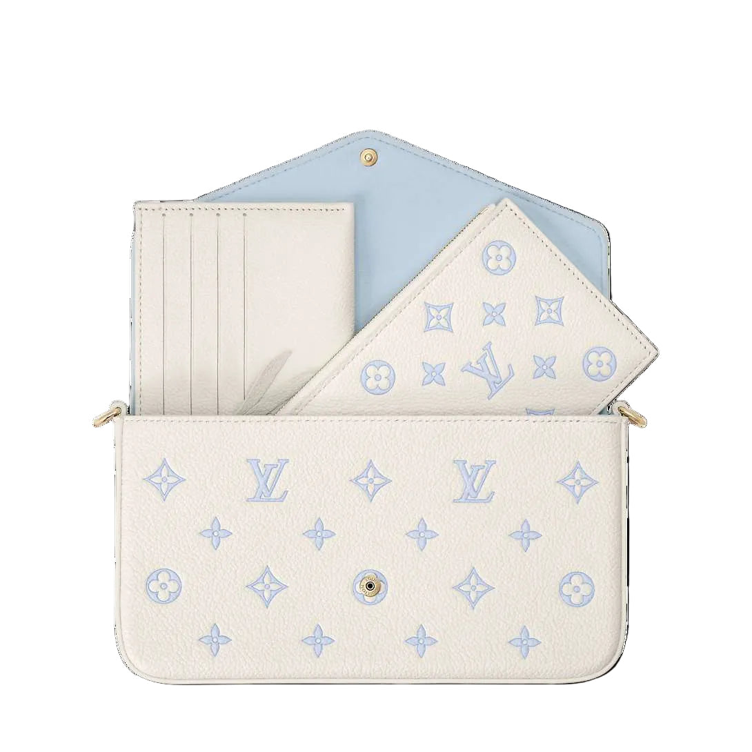 Louis Vuitton Empreinte Monogram Felicie Pochette Chain Wallet Eden