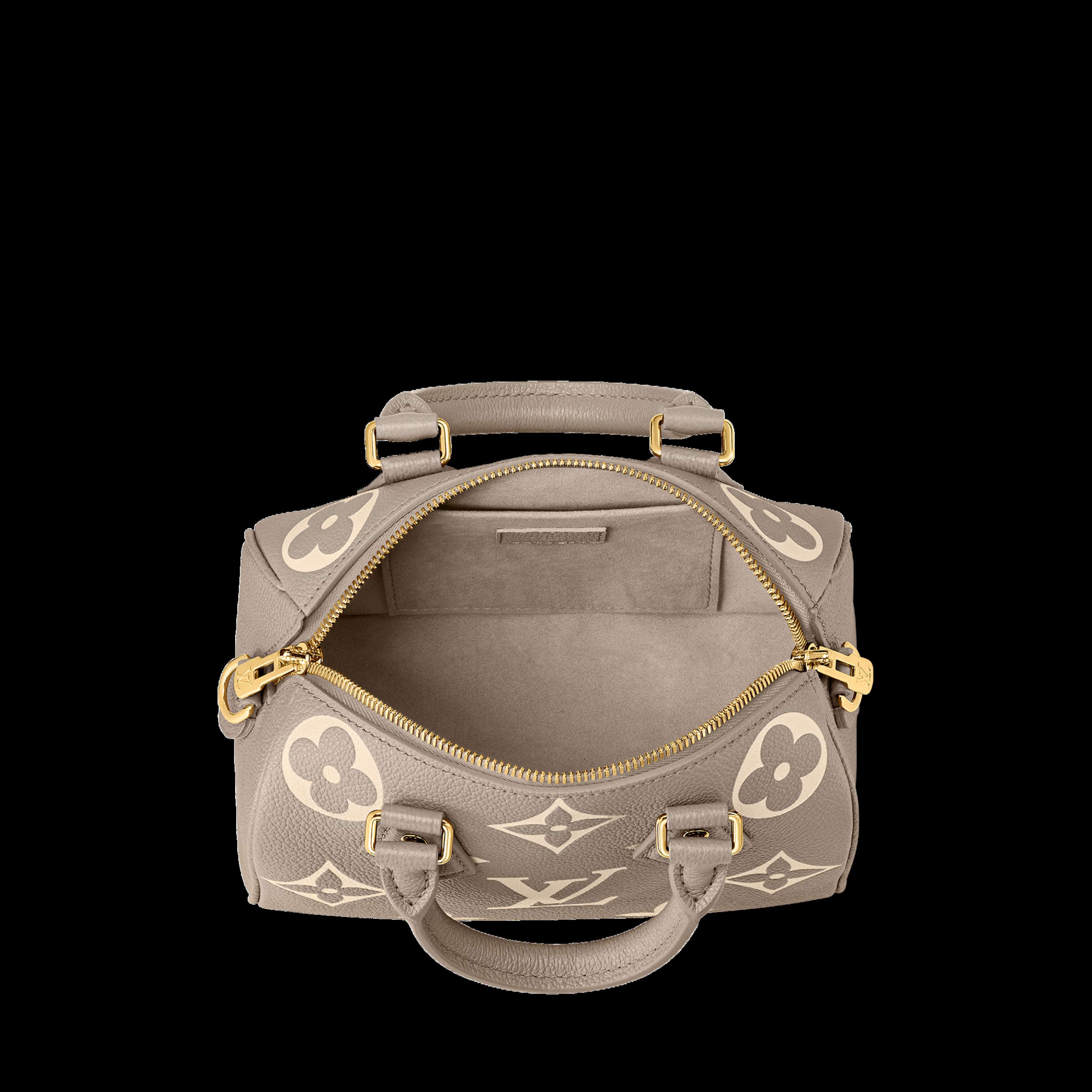 Speedy Bandoulière 20 Bicolour Monogram Empreinte Leather